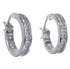 Cubic Zirconia Genuine Sterling Silver Earrings EX42717